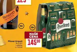 Billa Pilsner Urquell 6x 0,33l nabídka