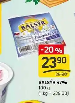 Flop BALSÝR 47% 100 g nabídka