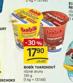 Flop BOBÍK TVAROHOVÝ různé druhy 130 g nabídka