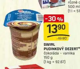 Flop PUDINKOVÝ DEZERT čokoláda vanilka 150 g nabídka