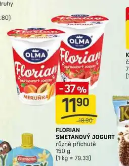 Flop FLORIAN SMETANOVÝ JOGURT různé příchutě 150 g nabídka