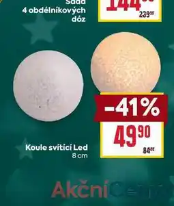 Billa Koule svítící Led 8 cm nabídka