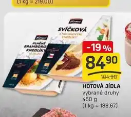 Flop HOTOVÁ JÍDLA vybrané druhy 450 g nabídka