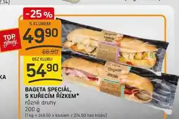Flop BAGETA SPECIÁL, S KUŘECÍM ŘÍZKEM různé druhy 200 g nabídka