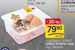 Flop KUŘECÍ ČTVRTKY MINI 1 kg, chlazené nabídka