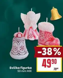 Billa Svíčka figurka 50 mm MIX nabídka