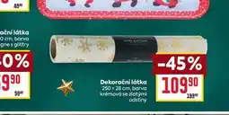 Billa Dekorační látka 250 x 28 cm, barva krémová se zlatými odstíny nabídka