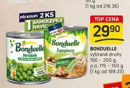 Flop BONDUELLE vybrané druhy 150-200 g, p.p. 115 - 150 g nabídka