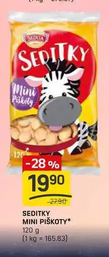 Flop SEDITA SEDITKY Mini Piškoty 120 g nabídka