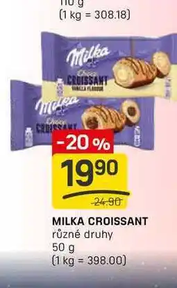 Flop MILKA CROISSANT různé druhy 50 g nabídka