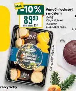 Billa Vánoční cukroví s máslem 250 g nabídka
