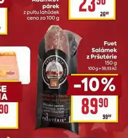Billa Fuet Salámek z Pršutérie 150 g nabídka