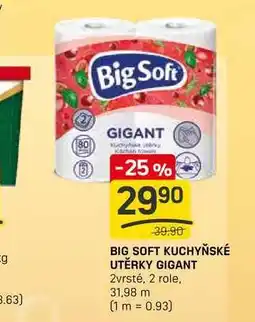 Flop BIG SOFT KUCHYŇSKÉ UTĚRKY GIGANT 2vrsté, 2 role, 31,98 m nabídka