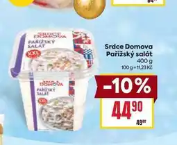 Billa Srdce Domova Pařížský salát 400 g nabídka