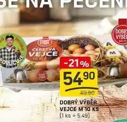 Flop DOBRÝ VÝBĚR VEJCE M 10 KS nabídka