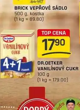 Flop DR.OETKER VANILÍNOVÝ CUKR 100 g nabídka