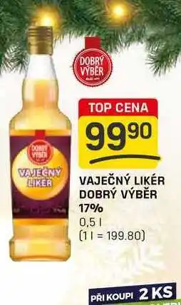 Flop VAJEČNÝ LIKÉR DOBRÝ VÝBĚR 17% 0,5l nabídka