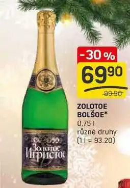 Flop ZOLOTOE BOLŠOE 0,75l nabídka