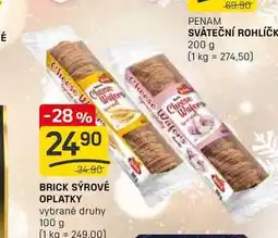 Flop BRICK SÝROVÉ OPLATKY vybrané druhy 100 g nabídka
