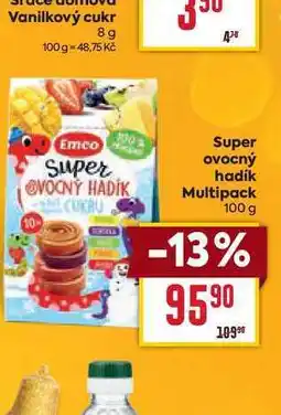 Billa Super ovocný hadík Multipack 100 g nabídka