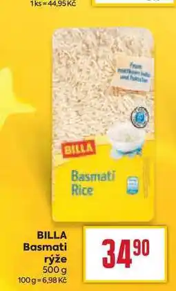 Billa BILLA Basmati rýže 500 g nabídka