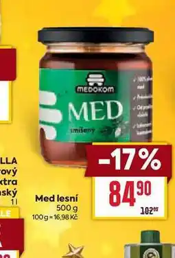 Billa Med lesní 500 g nabídka