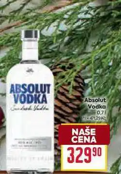 Billa Absolut Vodka 0,7l nabídka