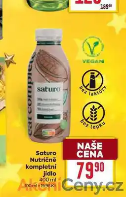 Billa Saturo Nutričně kompletní jídlo 400 ml nabídka