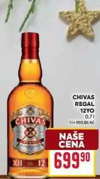 Billa CHIVAS REGAL 12YO 0,7l nabídka