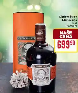 Billa Diplomático Mantuano 0,7l nabídka