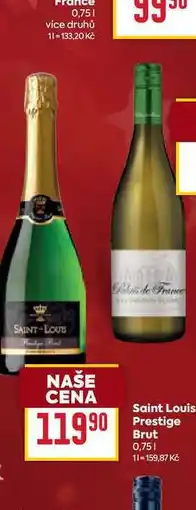 Billa Saint Louis Prestige Brut 0,75l nabídka