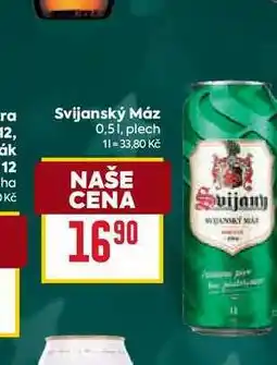 Billa Svijanský Máz 0,51, plech nabídka