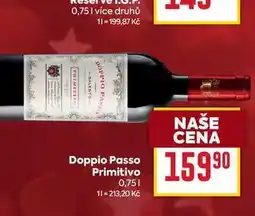 Billa Doppio Passo Primitivo 0,75l nabídka