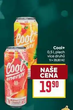Billa Cool+ 0,5 1, plech nabídka