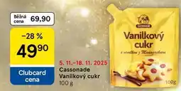 Tesco Cassonade Vanilkový cukr, 100 g nabídka
