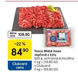 Tesco Tesco Mleté maso vepřové z kýty, 500 g nabídka