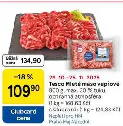 Tesco Tesco Mleté maso vepřové, 800 g nabídka