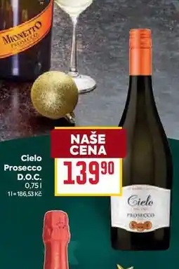 Billa Cielo Prosecco D.O.C. 0,75l nabídka