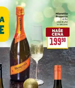 Billa Mionetto Prosecco 0,75l nabídka