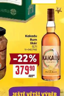 Billa Kakadu Rum likér 0,7l nabídka