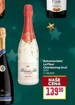 Billa Bohemia Sekt La Fleur Chardonnay brut 0,75l nabídka