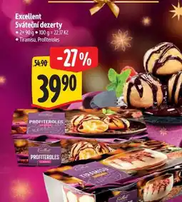 Albert Excellent Sváteční dezerty 2x 90 g nabídka