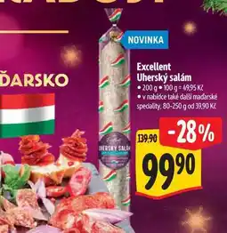 Albert Excellent Uherský salám 200 g nabídka