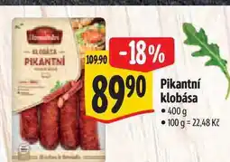 Albert Pikantní klobása 400 g nabídka