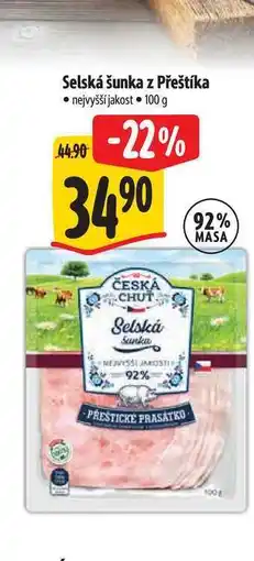 Albert Selská šunka z Přeštíka 100 g nabídka