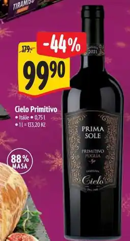 Albert Cielo Primitivo 0,75 l nabídka