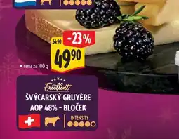Albert Excellent ŠVÝCARSKÝ GRUYÈRE AOP 48% - BLOČEK 100 g nabídka