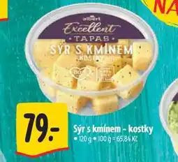 Albert Sýr s kmínem - kostky 120 g nabídka