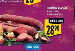 Albert Delikátní klobása 100 g nabídka