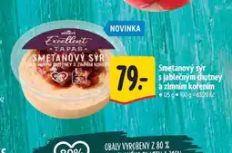 Albert Smetanový sýr s jablečným chutney a zimním kořením 125 g nabídka